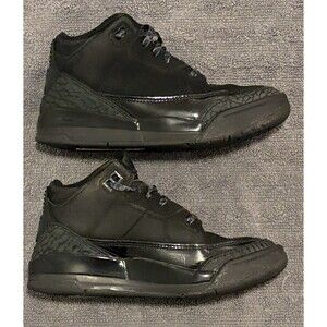 Nike Air Jordan 3 PS Black Cat 2024 Kids Size 13C DM0966-001